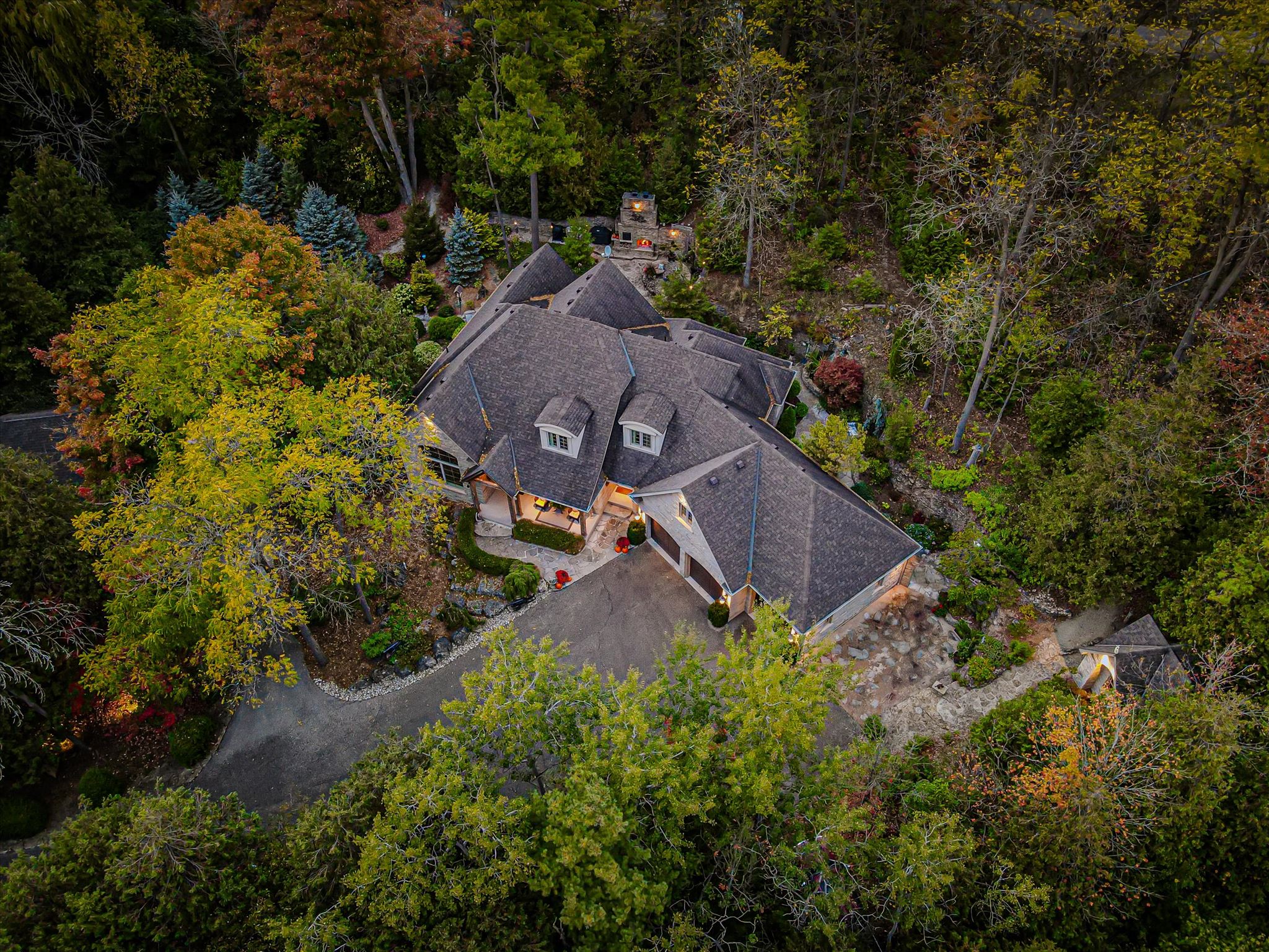 Aerial twilight view 2